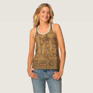 Egyptian Hieroglyphic Art Tank Top