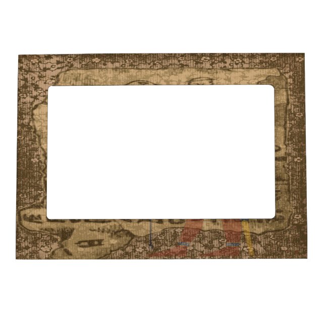 Egyptian Hieroglyphic Magnetic Picture Frame (Front)