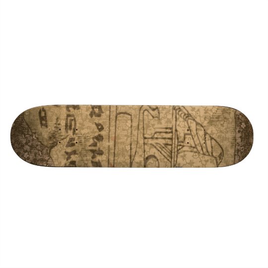 Egyptian Hieroglyphic Skateboard Deck
