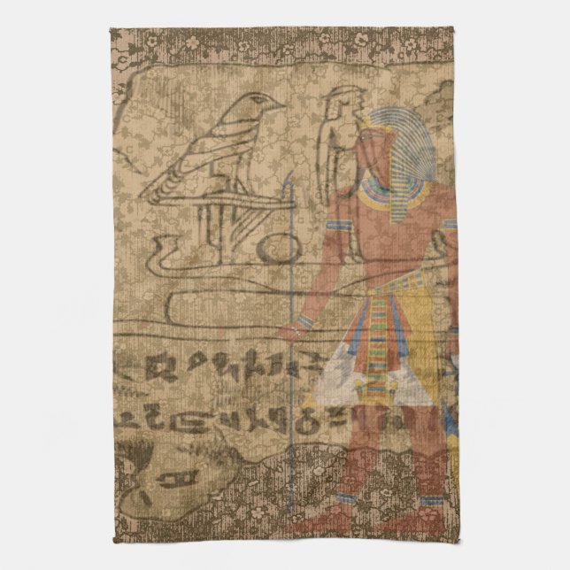 Egyptian Hieroglyphic Towel (Vertical)