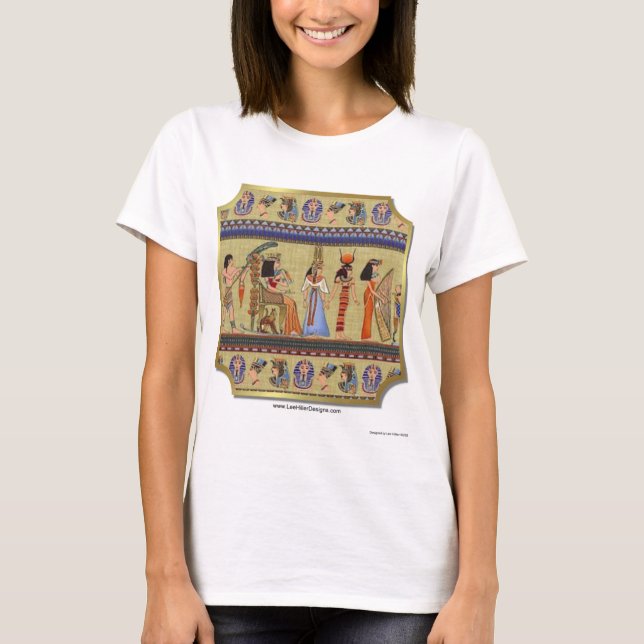 Egyptian Hieroglyphics Apparel, Gifts Collectibles T-Shirt (Front)