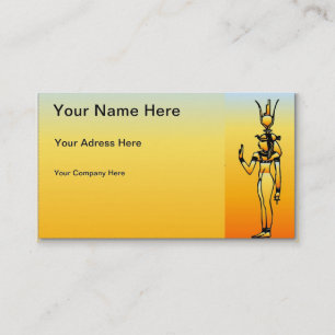 Egyptian Hieroglyphics Business Card