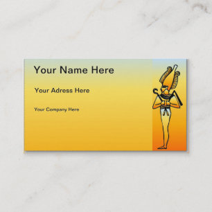 Egyptian Hieroglyphics Business Card