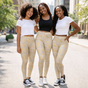 Egyptian Hieroglyphics Leggings
