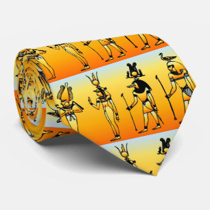 Egyptian Hieroglyphics Neck Tie