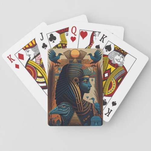 Egyptian hieroglyphics Playing Cards