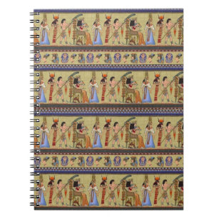 Egyptian Hieroglyphics Spiral Notebook