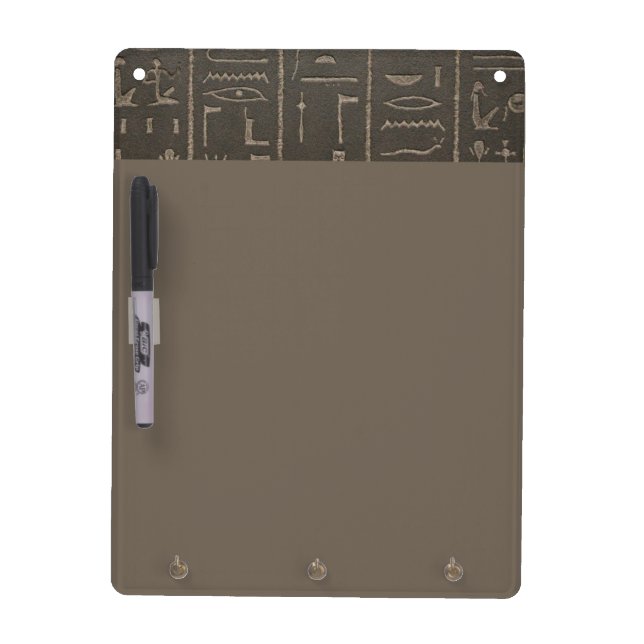 Egyptian Hieroglyphs Ancient Egypt Writing Symbols Dry Erase Board (Front)