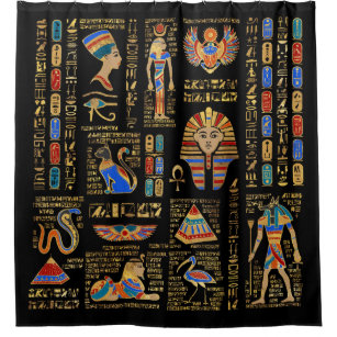 CafePress Ancient Egyptian Wall Tapestry Shower Curtain 722591142 