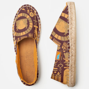 Egyptian Hieroglyphs Espadrilles