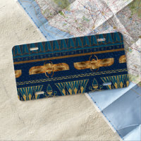 Egyptian Hieroglyphs Gold Beetles Golden Glitter
