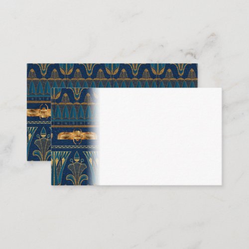 Egyptian Hieroglyphs Gold Beetles Golden Glitter Place Card