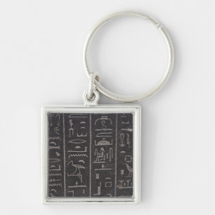 Egyptian Hieroglyphs Keychain
