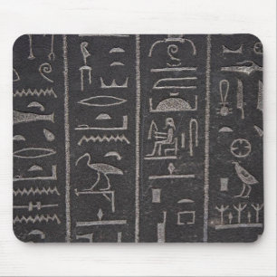 Egyptian Hieroglyphs Mouse Pad
