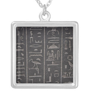 Egyptian Hieroglyphs Necklace