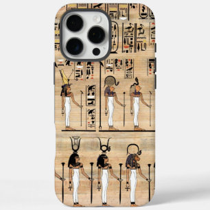 Egyptian Hieroglyphs On Papyrus iPhone 16 Pro Max Case