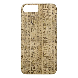 Egyptian hieroglyphs on papyrus iPhone 8 plus/7 plus case