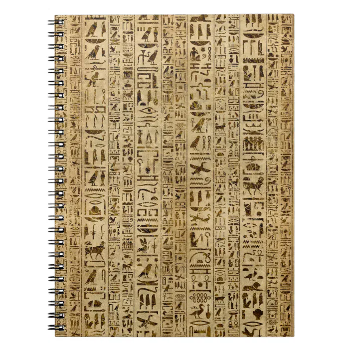 Hieroglyphen Schablone & Lineal 10x Papyrus Lesezeichen 