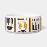 Egyptian Hieroglyphs: Yellow-Black Seamless. Bowl<br><div class="desc">Egyptian hieroglyphs yellow-black color seamless
Ancient Whispers: Yellow-Black Egyptian Hieroglyphs Unveiled.
Sleeping Squirrel Dream in an Autumn Watercolor Pattern.
egyptian,  hieroglyphs,  pattern,  ornament,  pharaoh,  egypt,  ancient,  background,  decor,  illustration,  sign,  letter,  old,  decoration,  culture,  decorative,  word,  lettering,  papyrus,  scroll</div>