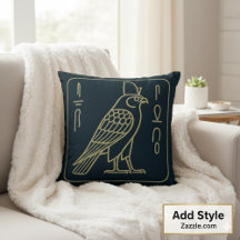 Egyptian Horus Falcon Ancient Hieroglyph Decor