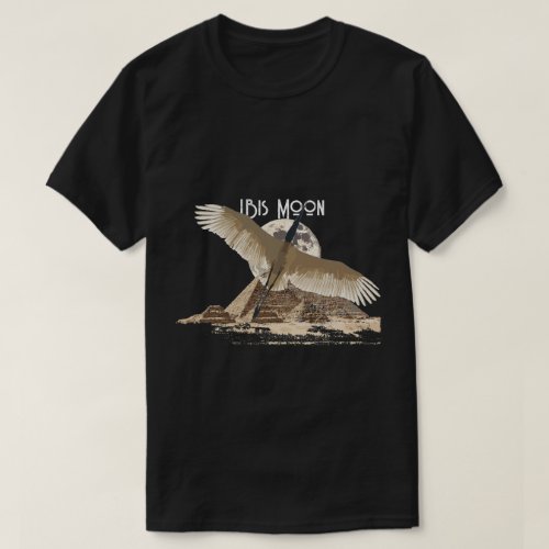 Egyptian ibis moon T_Shirt