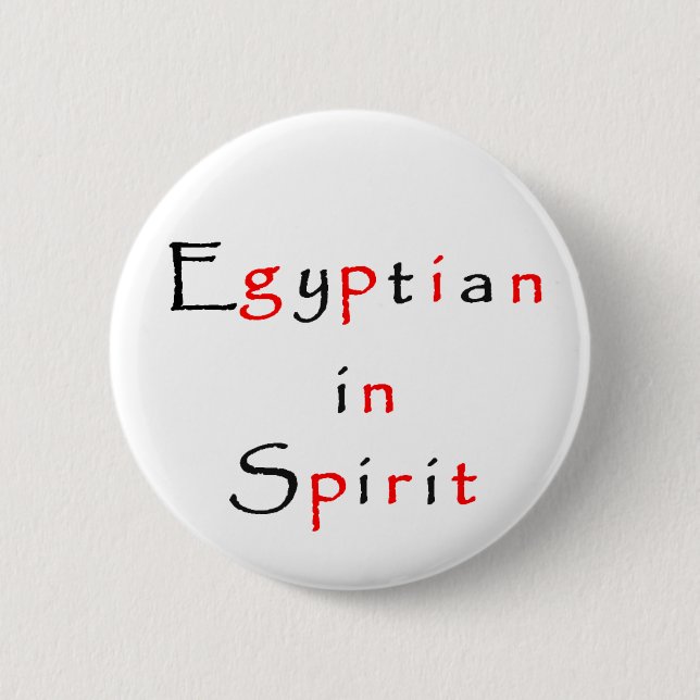 Egyptian in Spirit Button (Front)