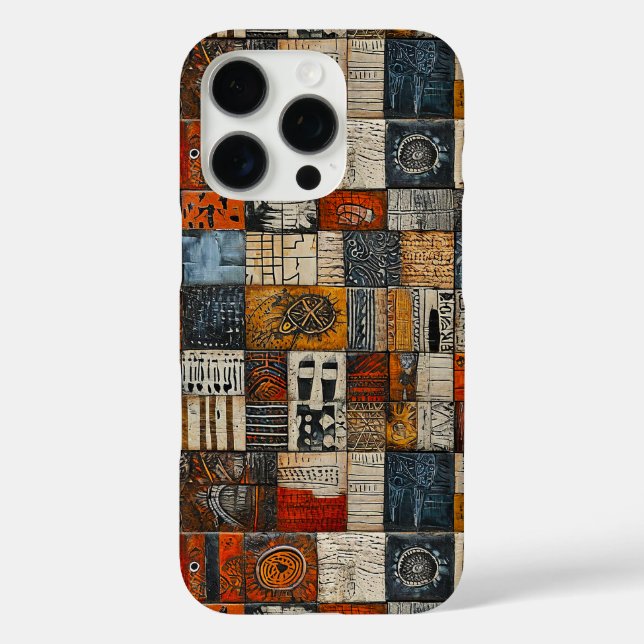 Egyptian Inspired Wall Tiles Artistic Luxury Case-Mate iPhone Case (Back)