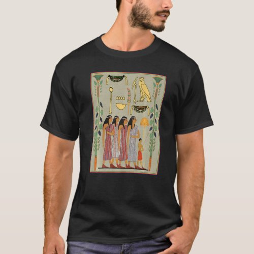 Egyptian Ladies King Tut Queen Cleopatra Nefertiti T_Shirt