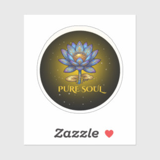 Egyptian Lotus Flower Pure Soul Sticker