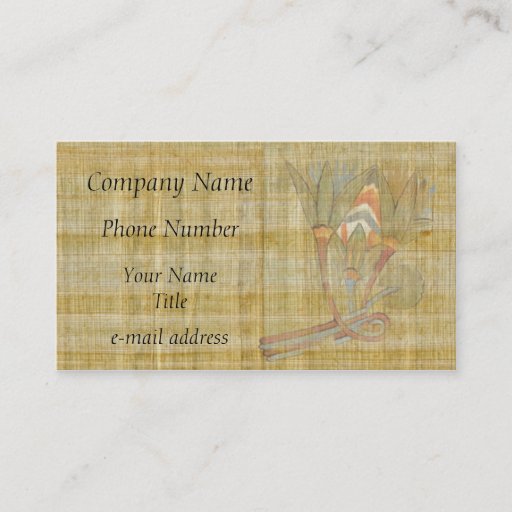 Customizable Lotus Flowers-Papyrus Business Cards