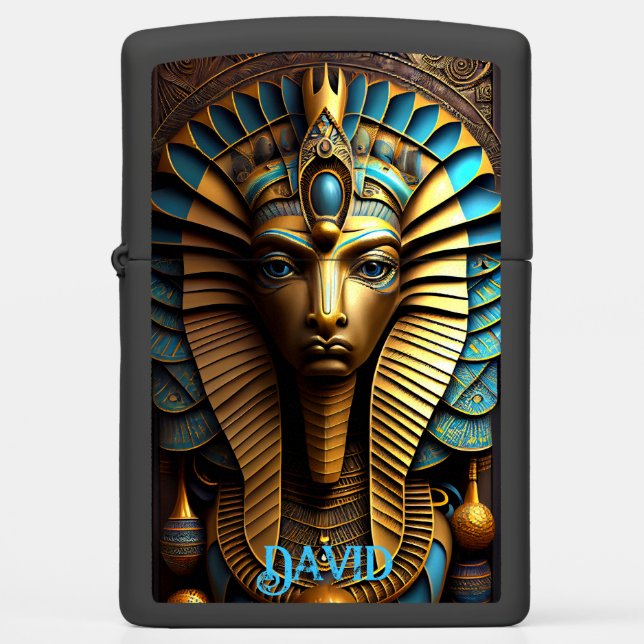 Egyptian Mask Zippo Lighter (Front)
