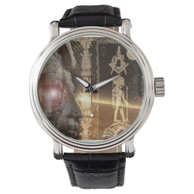 Egyptian Masonic Anunnaki watch (Front)