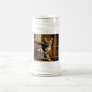 Egyptian Mau Cat Beer Stein
