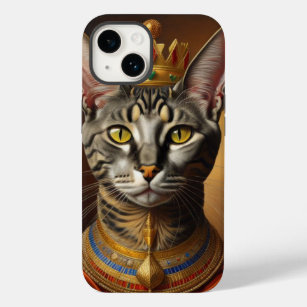 egyptian mau cat Case-Mate iPhone 14 case