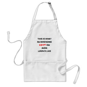 egyptian mom, awesome adult apron