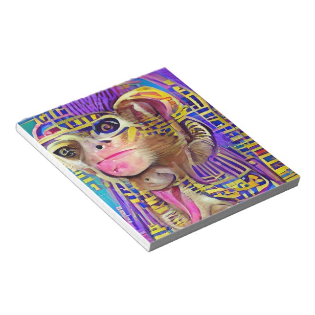 Egyptian Monkey Notepad (Angled)