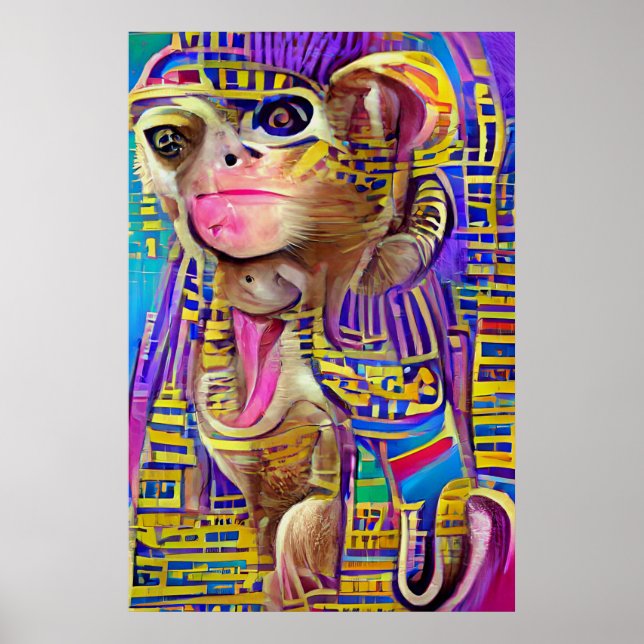 Egyptian Monkey Poster (Front)