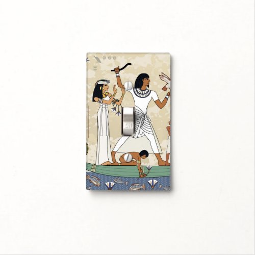 Egyptian Motif switch plate