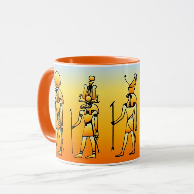 Egyptian Mural Mug (Front Left)
