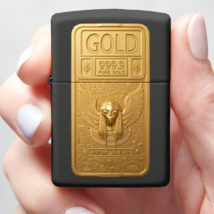 Egyptian Mystery Gold Bullion Zippo Lighter
