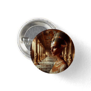 Egyptian nefertari Artifact: Ancient Civilization Button