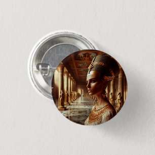 Egyptian nefertari Artifact: Ancient Civilization Button