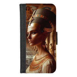 Egyptian nefertari Artifact: Ancient Civilization iPhone 8/7 Wallet Case