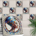 Egyptian Nefertiti -Mosaic Art Ceramic Tile<br><div class="desc">Egyptian Nefertiti -Mosaic Art</div>