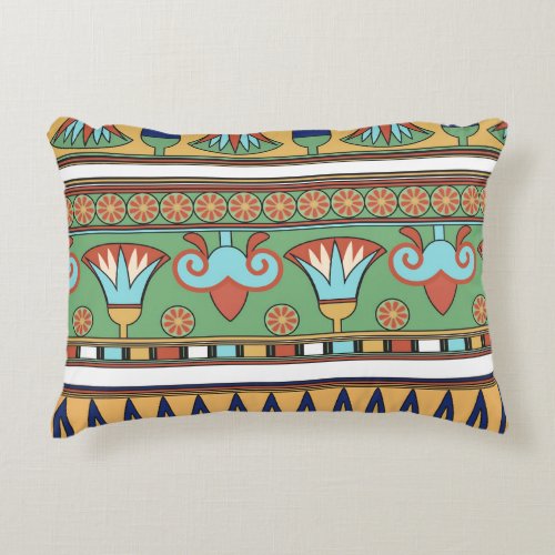 Egyptian Ornament Vintage Collection Accent Pillow