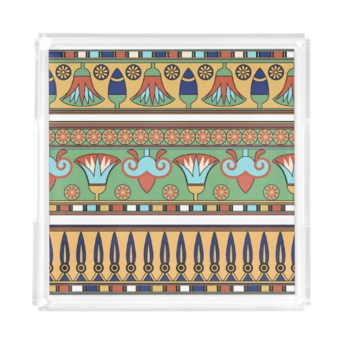 Egyptian Ornament Vintage Collection Acrylic Tray