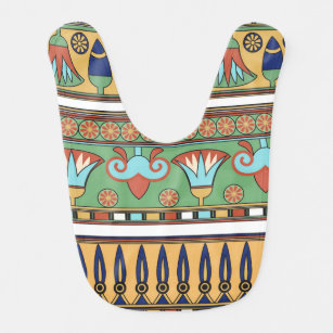 Egyptian Ornament Vintage Collection Baby Bib