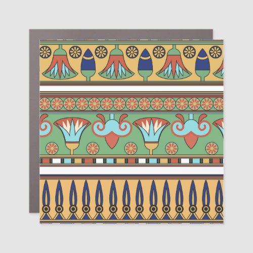 Egyptian Ornament Vintage Collection Car Magnet