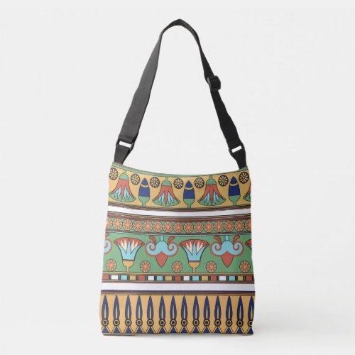 Egyptian Ornament Vintage Collection Crossbody Bag