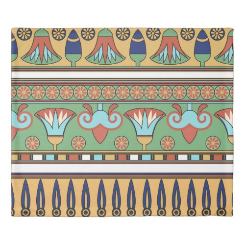 Egyptian Ornament Vintage Collection Duvet Cover